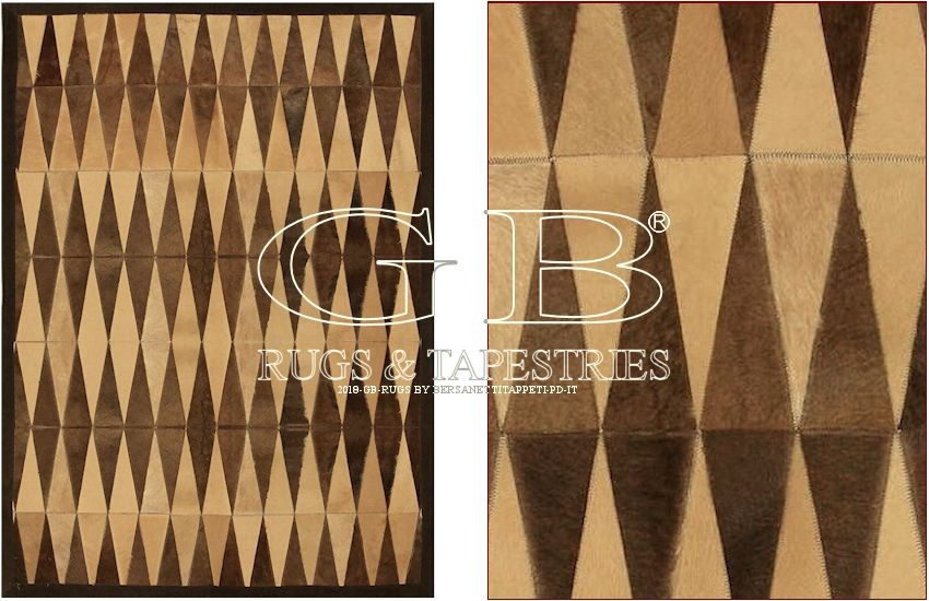 leather patchwork carpet