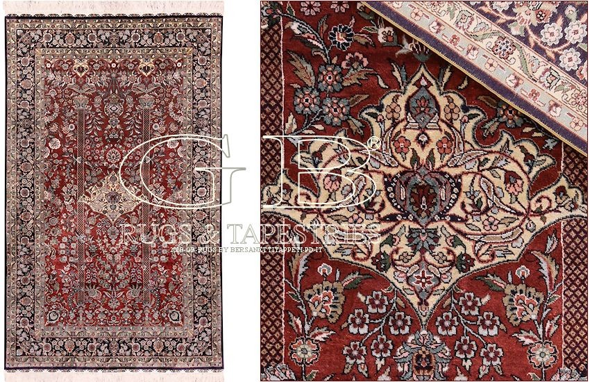 qum silk rug