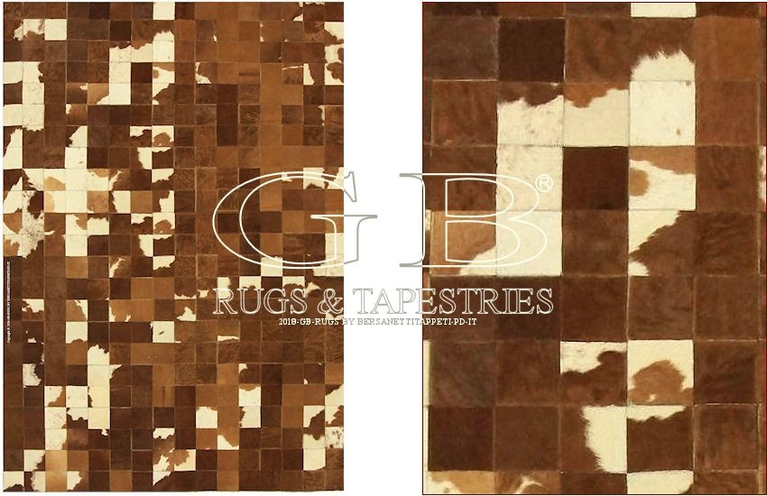 leather patchwork carpet