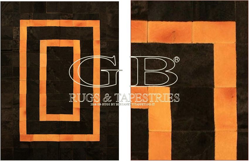 leather patchwork carpet