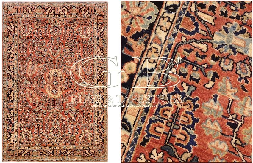 antique sarouk rug