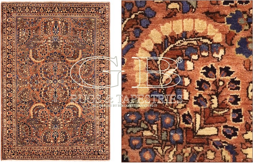 antique sarouk rug