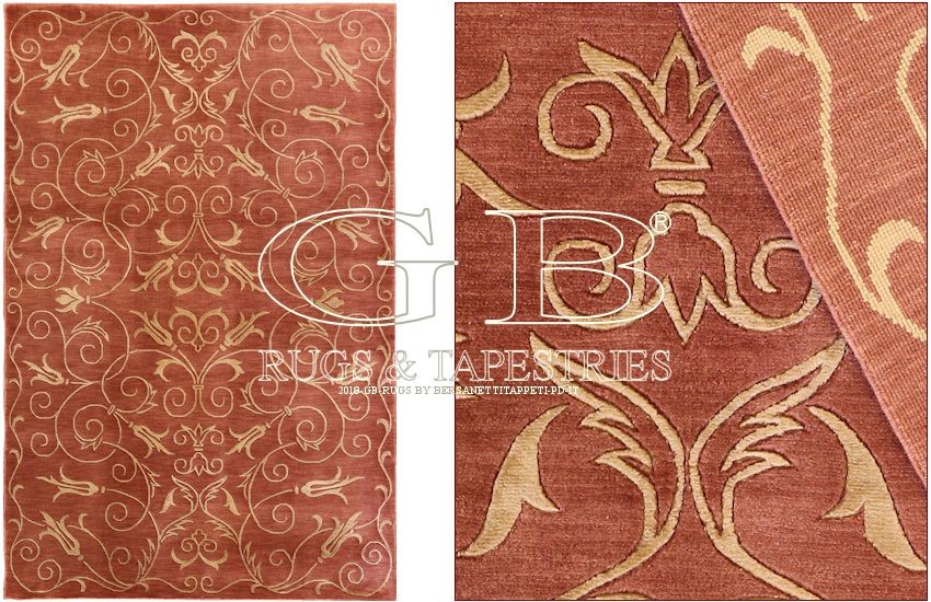 modern tibetan carpet silk