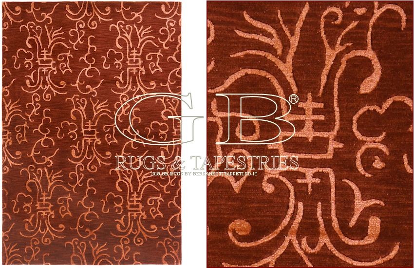 modern tibetan carpet silk