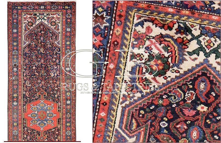 TAPPETO MALAYER VECCHIO IRAN - 310 X 92 CM - COD. 140000000466