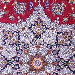 tapis isfahan soie