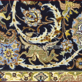 isfahan carpet warp silk